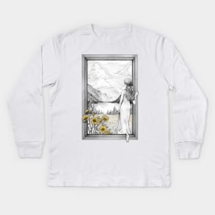 inside a dream Kids Long Sleeve T-Shirt